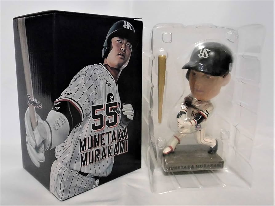 Amazon.co.jp: 東京ヤクルト スワローズ 村上宗隆 3D ボブルヘッド