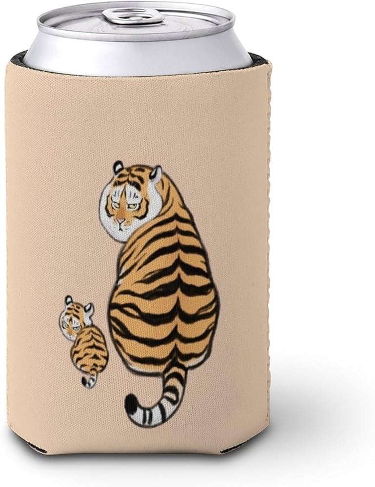 Amazon｜2枚セット 水筒カバー 面白い 虎柄 タイガー ボトルカバー