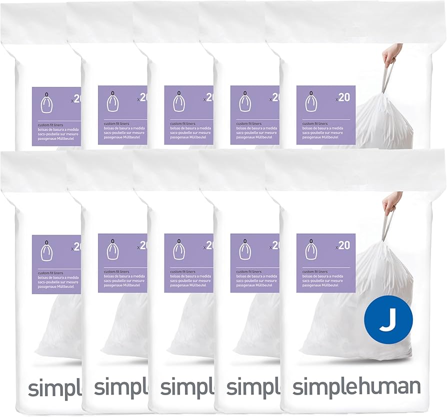 Amazon.com: simplehuman Code J 200 Count, Dispenser Pack Custom