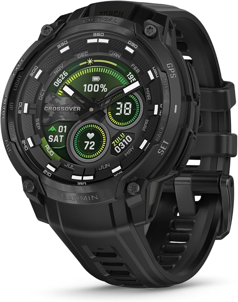 Amazon.com: Garmin Instinct® Crossover AMOLED - Tactical Edition