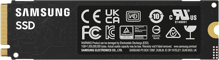 Samsung 990 EVO Plus, 1TB, PCIe 4.0 x4/5.0 x2, NVMe2.0 (até 7150