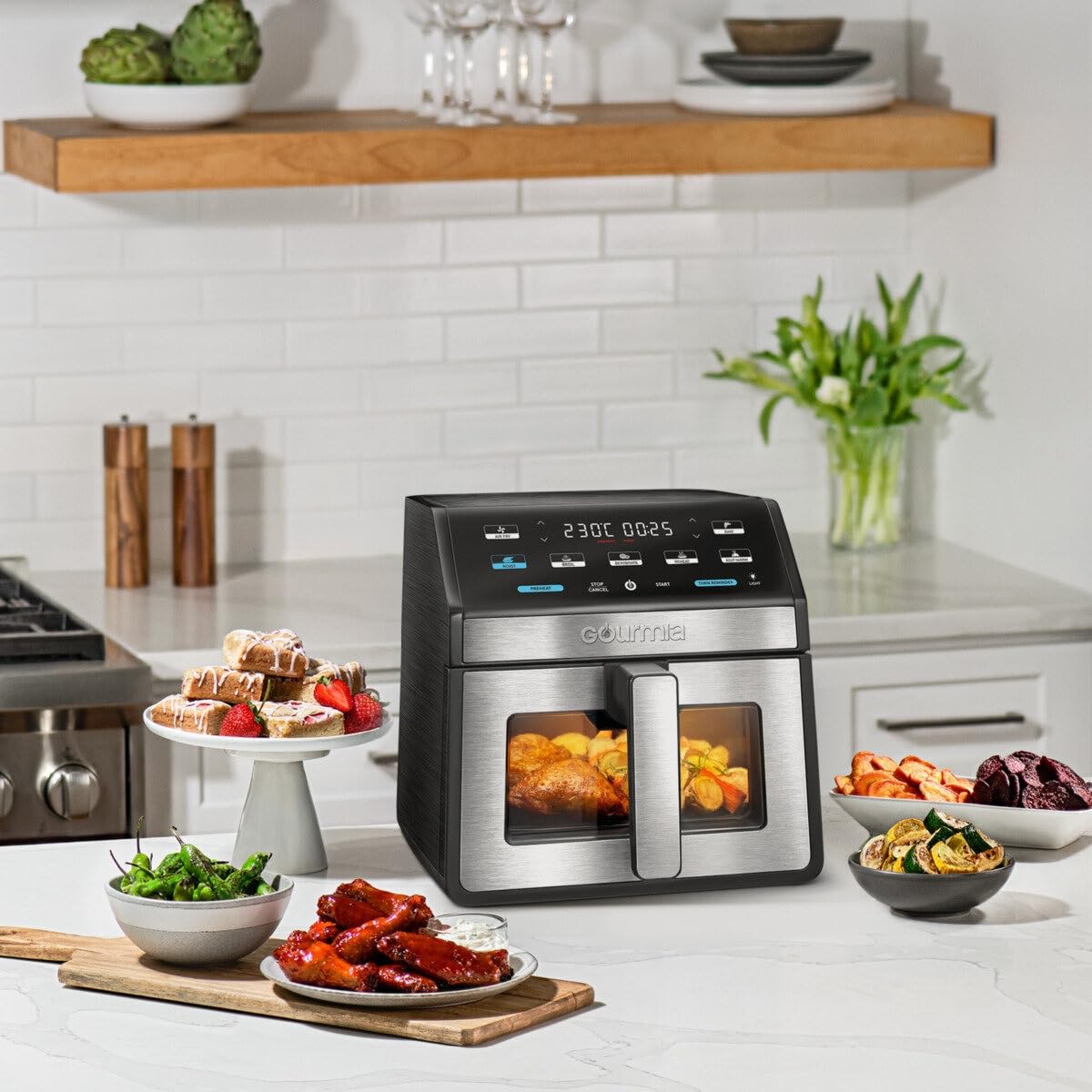 Amazon.co.jp: Air Fryer エアーフライヤー Digital デジタル 窓付き