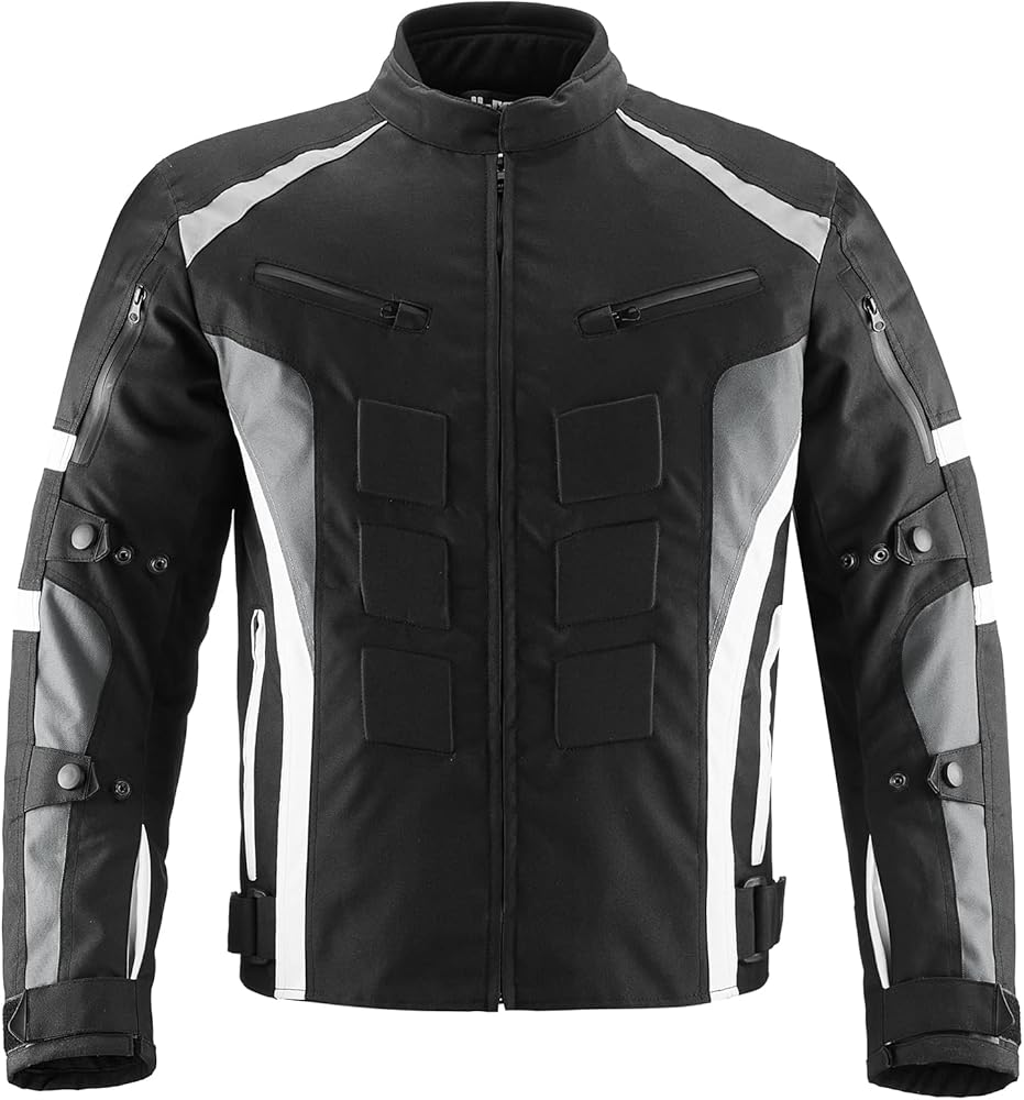 Amazon.com: ILM Motorcycle Jacket with CE Armor for Men Enduro