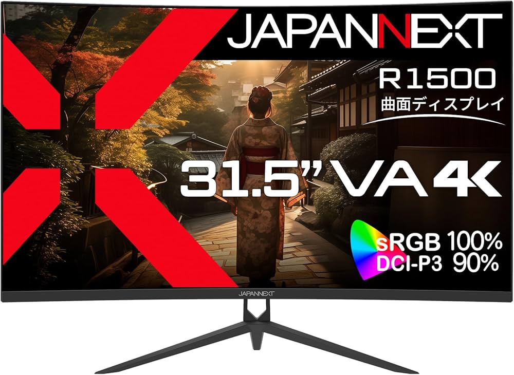 Amazon.co.jp: JAPANNEXT 31.5インチ モニター 4K UHD 3840x2160解像度