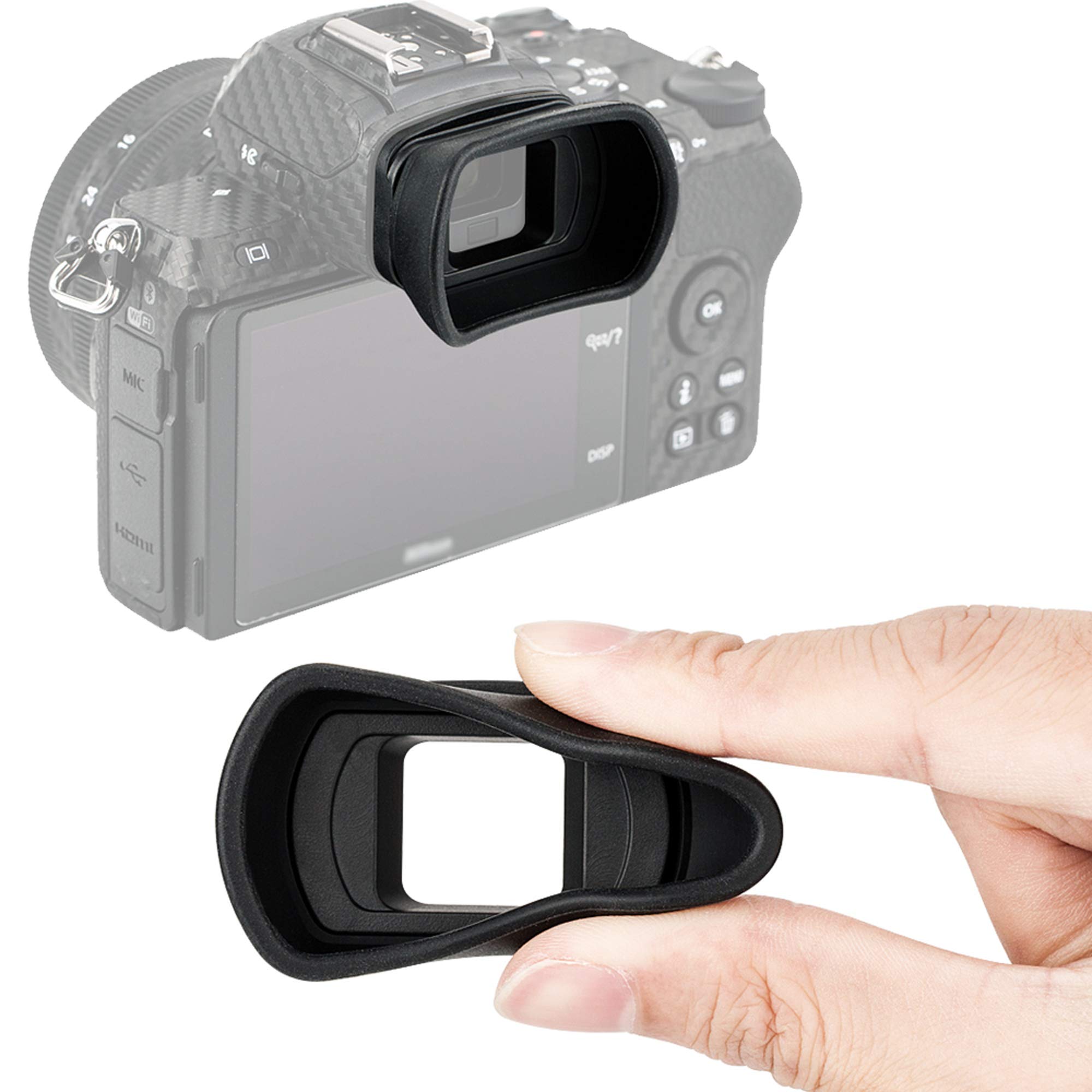 Amazon.com: JJC KIWIFOTOS Ergonomic Long Camera Eyecup for Nikon
