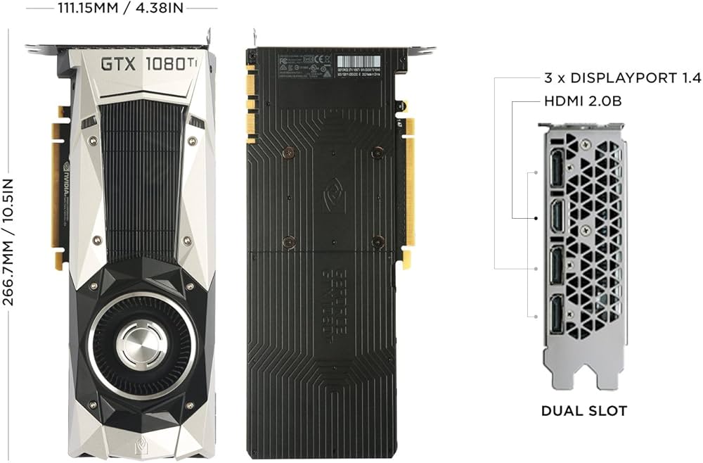 Amazon | ZOTAC GeForce GTX 1080 Ti Founders Edition 11GB GDDR5X
