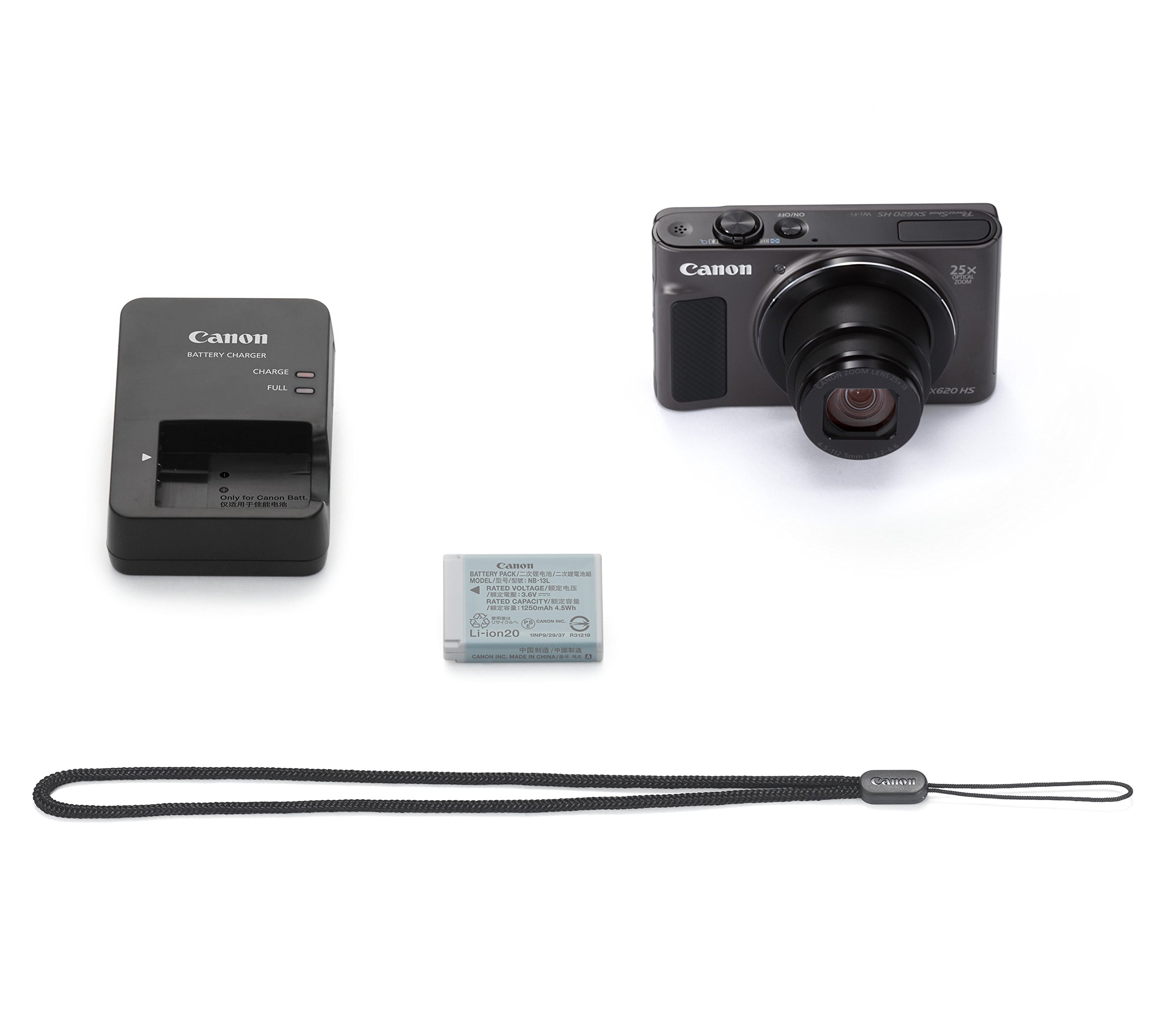 Amazon.com : Canon Compact Digital Camera PowerShot SX620 HS Black