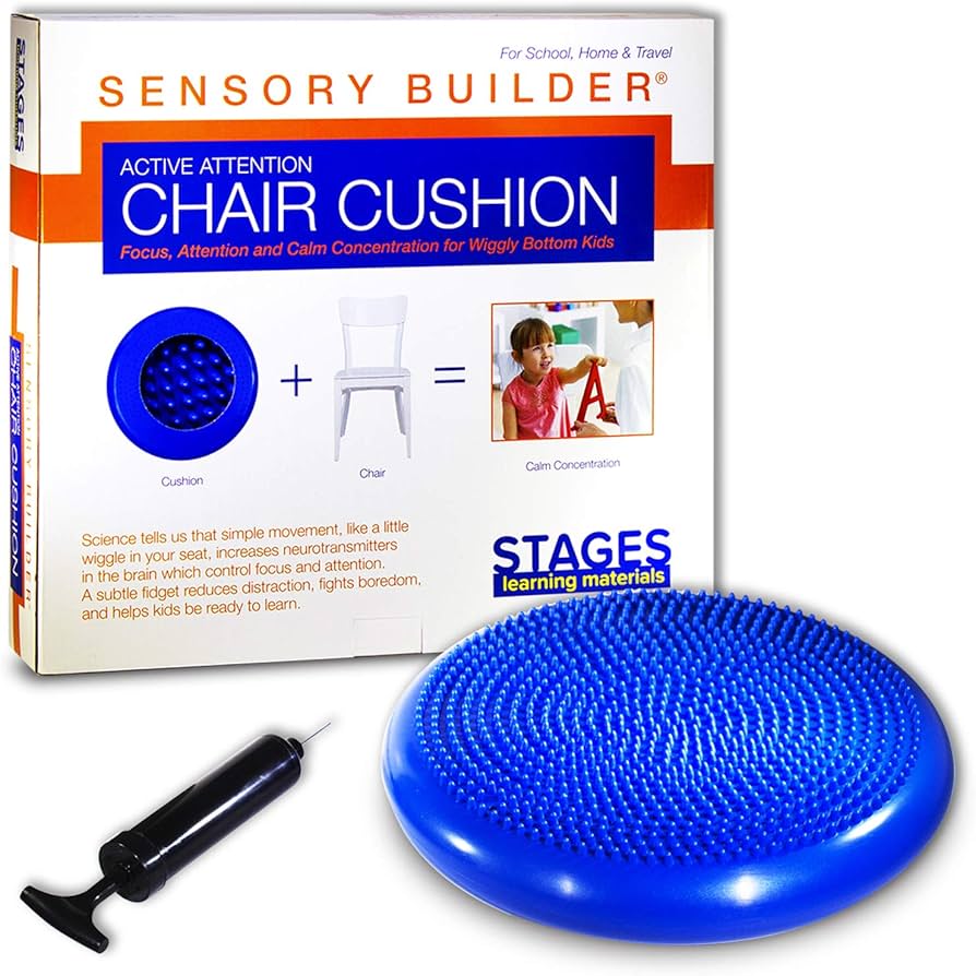 Amazon.com: Stages Learning Sensory Balance Cushion for Yoga