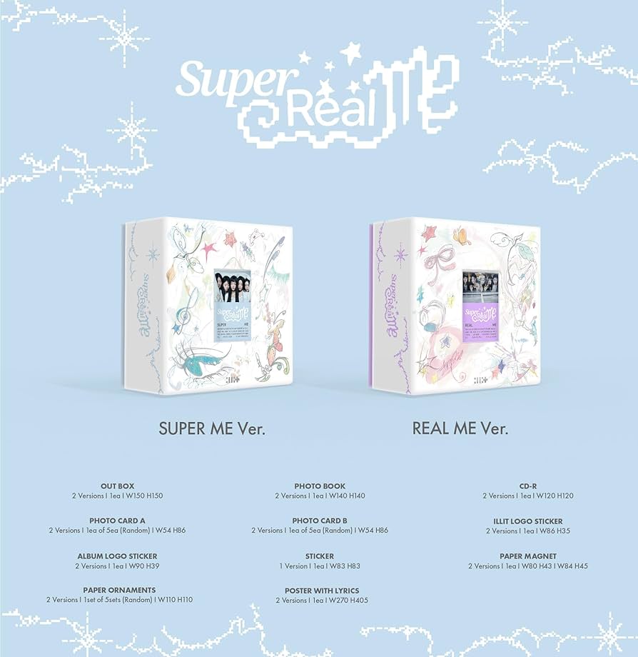 Amazon.co.jp: ILLIT 1st Mini Album 'SUPER REAL ME'（韓国盤