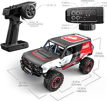 Amazon.co.jp: MJXRC H12P 1:12 4WDラジコンクローラー ブラシレス