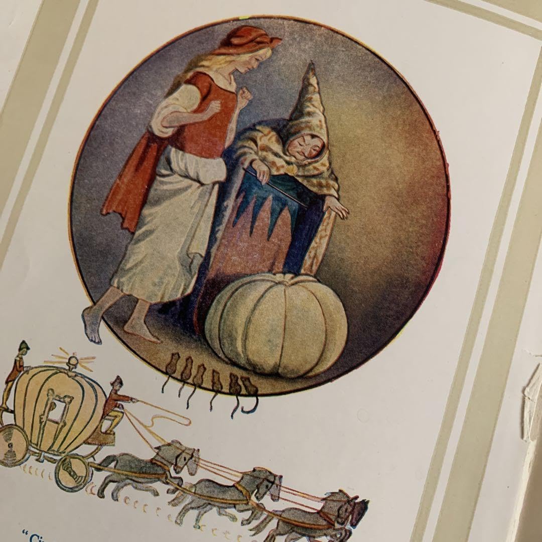 Amazon.co.jp: 美しい挿絵のアンティーク絵本 童話イギリス洋書 古書