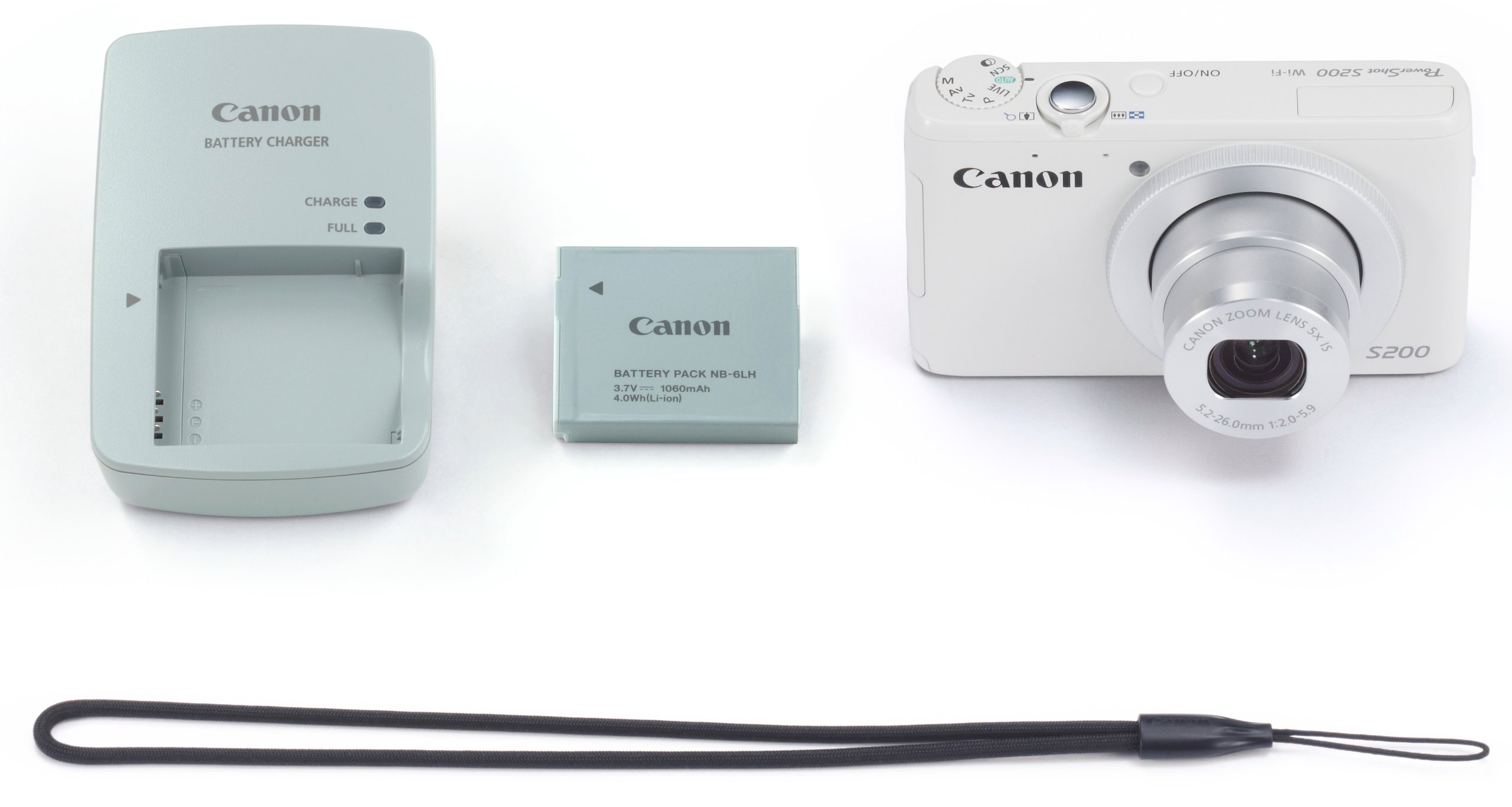 Amazon | Canon デジタルカメラ PowerShot S200(ホワイト) F値2.0 広角