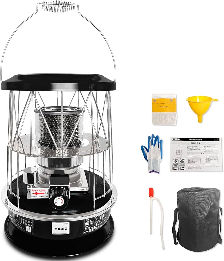 Amazon | 石油ストーブ 対流型 灯油ストーブ キャンプ アウトドア 急速