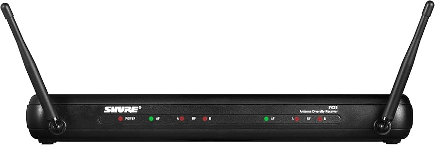 Amazon | SHURE デュアルチャネル ダイバーシティ 受信機 SVX88J-JB1