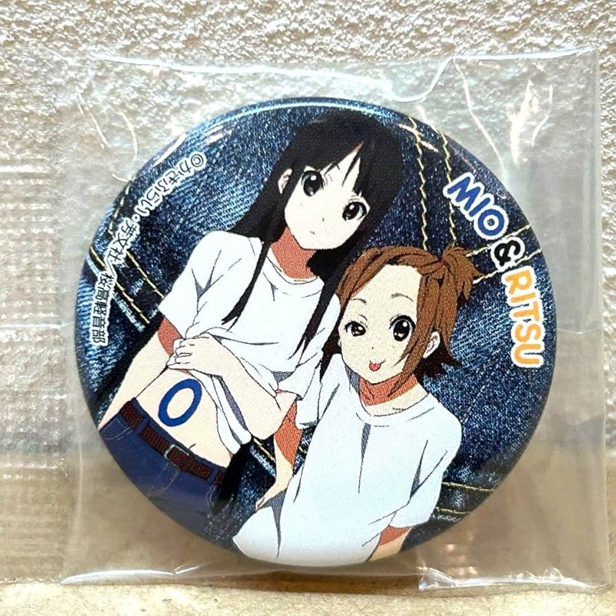 けいおん！ 箔押し缶バッジ 秋山澪 けいおん!! Come with Me!! 2011