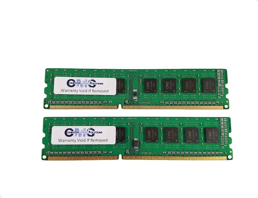 CMS 16GB (2X8GB) DDR3 12800 1600MHz Non ECC DIMM Memory Ram