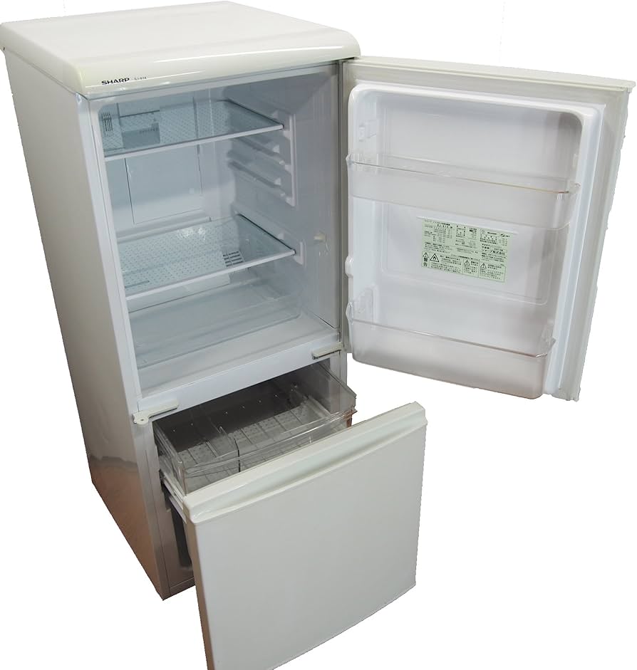 Amazon.co.jp: Sharp 35.7 gal (135 L) 2 Door Refrigerator SJ-614-W