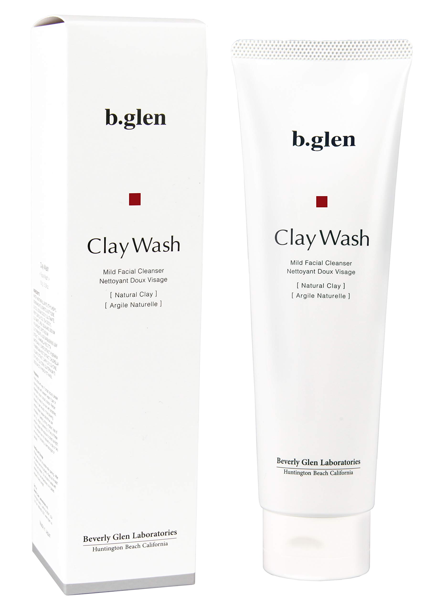 Amazon.com: b.glen Clay Wash - Non-Foaming Face Wash for Men