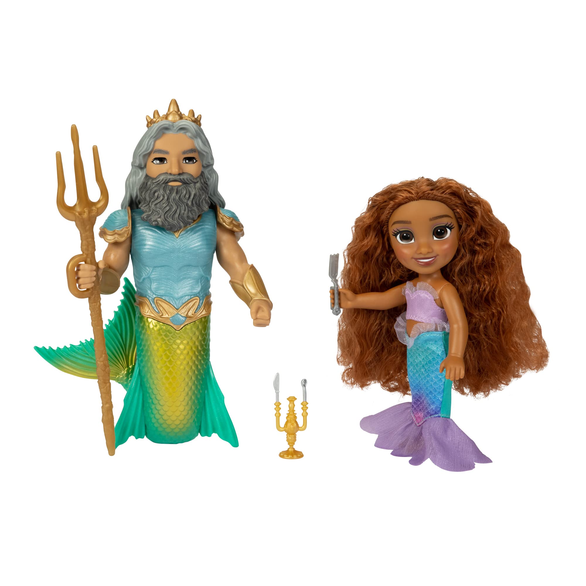 Amazon.com: Disney The Little Mermaid Ariel Doll and King Triton