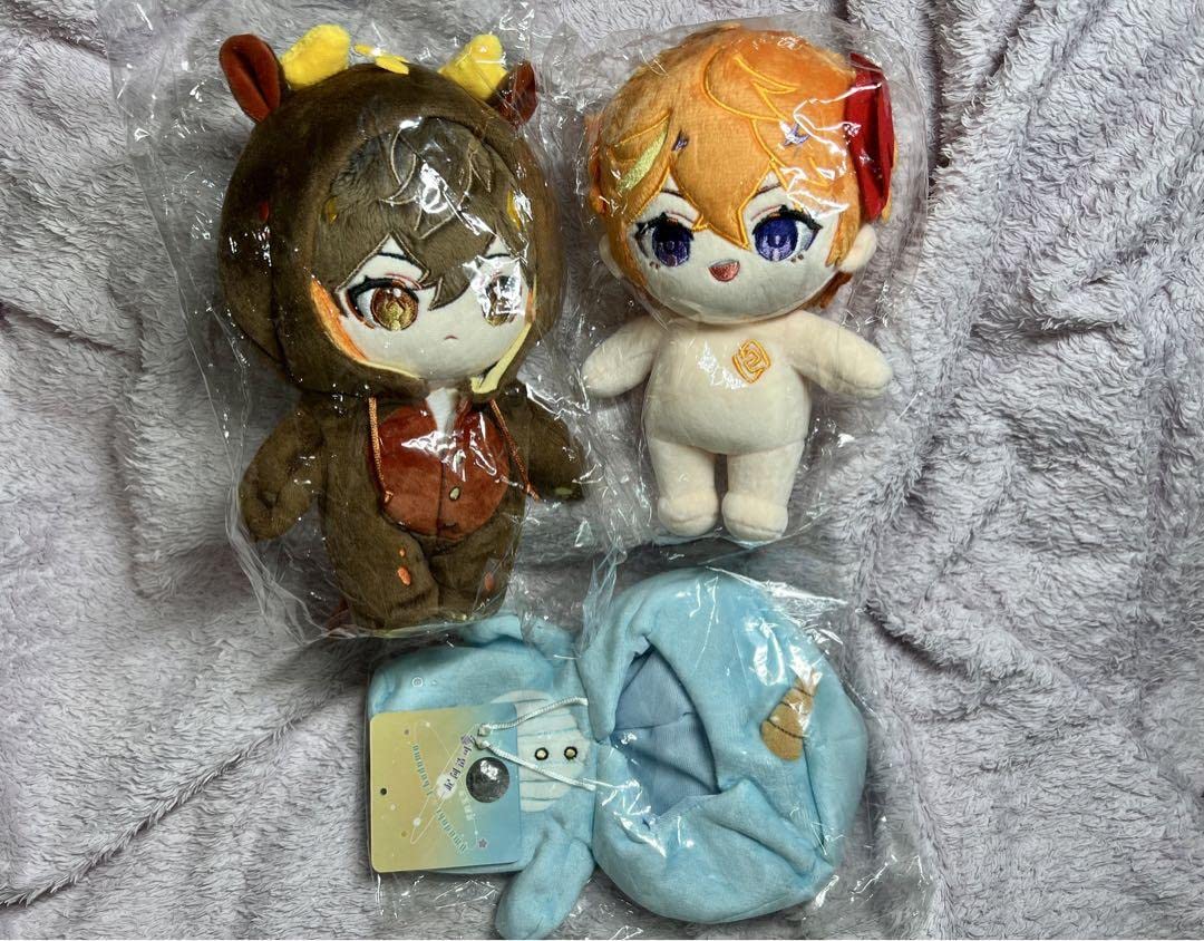 Amazon.co.jp: 原神 ぬいぐるみ 鍾離 タルタリヤ（邪タル）omodoki