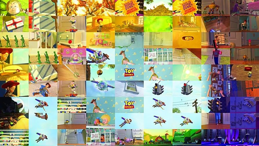 1000 piece jigsaw puzzle Toy Story Woody and Buzz (photo mosaic