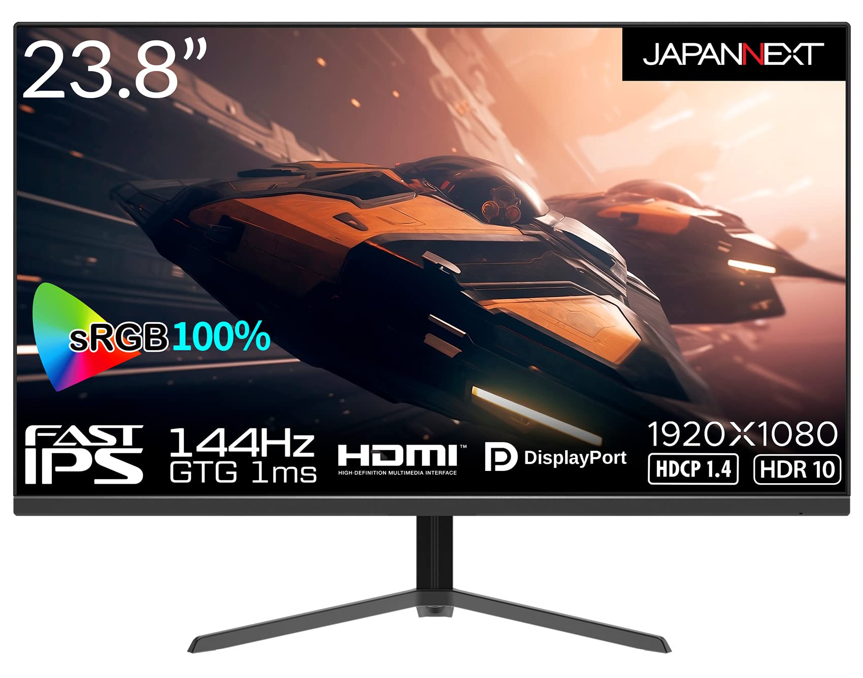 新品HP 23.8インチ FHD 5ms 144Hz ゲーミングディスプレイ HP 24x 23.8