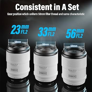 Amazon.co.jp: SIRUI Sniper 56mmオートフォーカスレンズ、F1.2広角APS