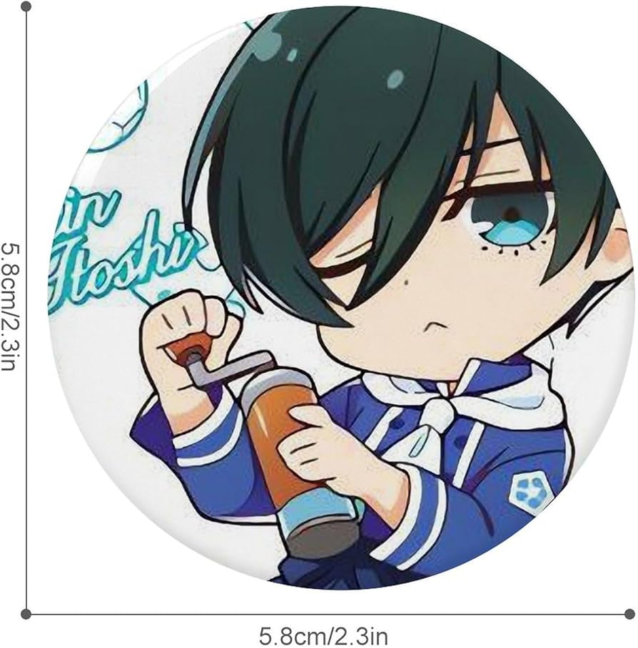 Amazon.co.jp: ブルーロック 糸師凛 缶バッジ ばね針式 同人グッズ