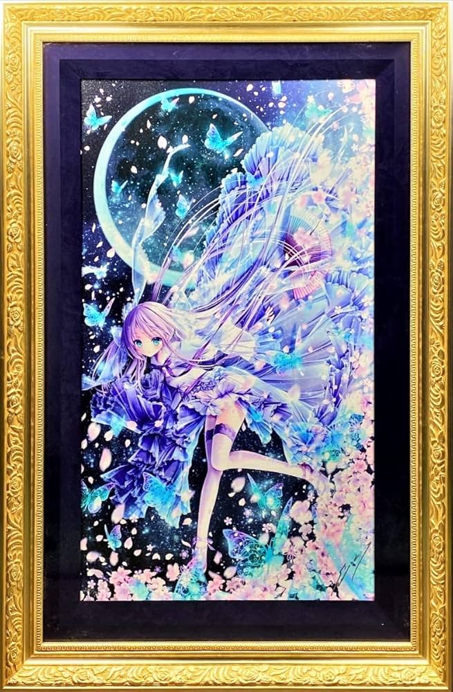 ♥️美品！てぃんくる 雪月華舞 ー凛ー C/E サイン入り 額付き 10/70