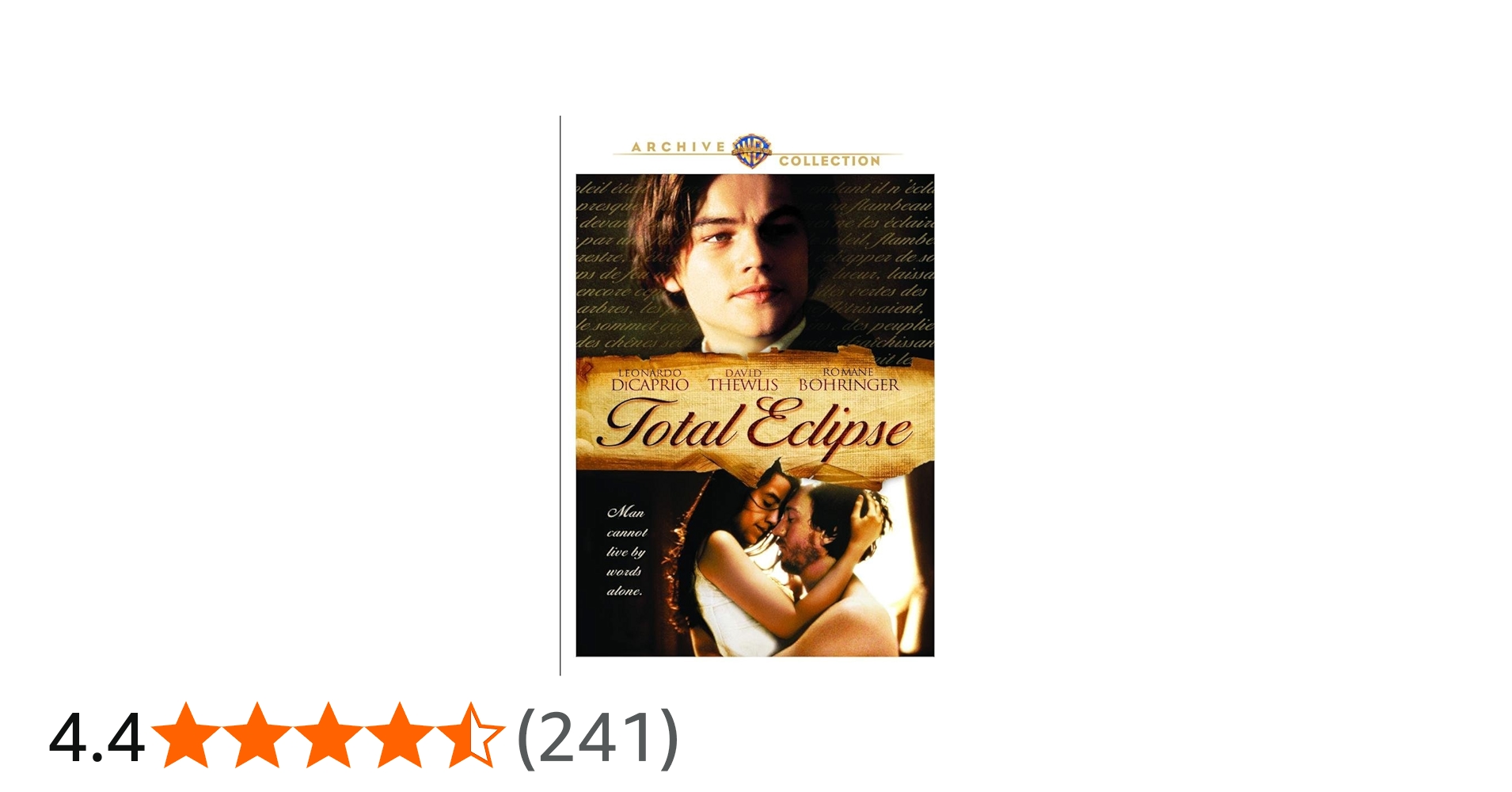 Amazon.co.jp: Total Eclipse [DVD] : Leonardo DiCaprio, David