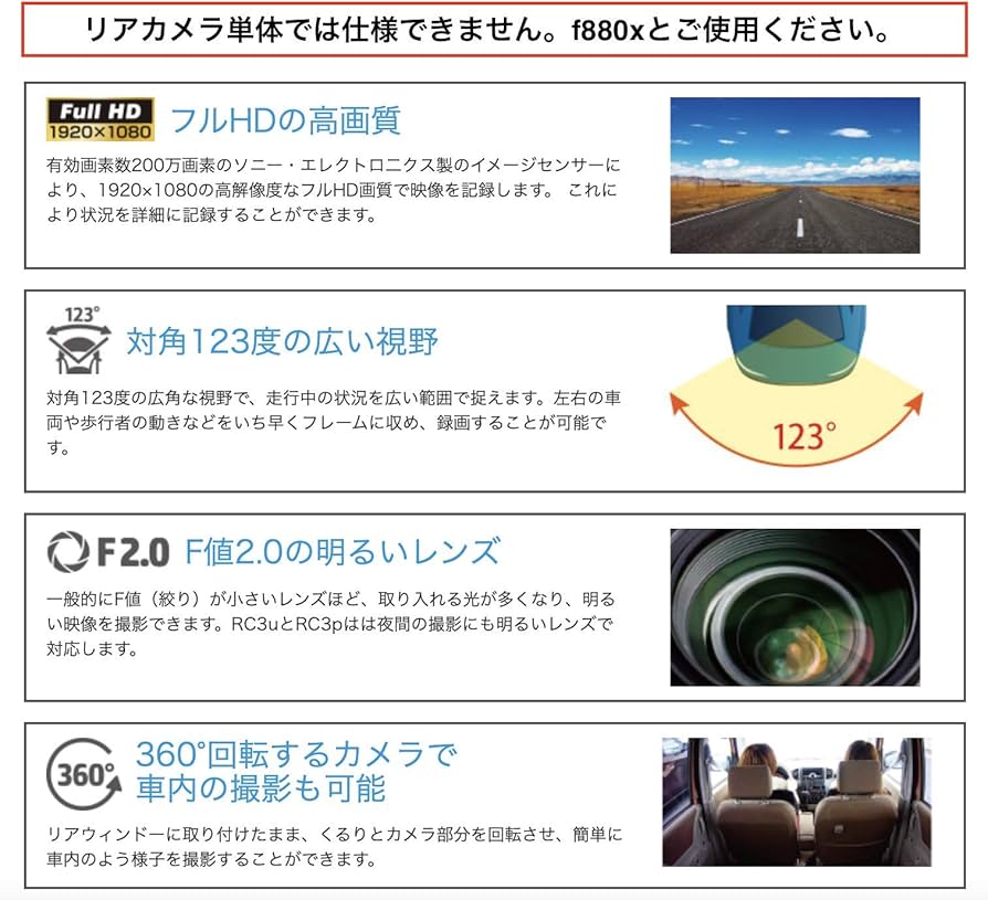 Amazon.co.jp: ヒューレットパッカード (hp) 200万画素 f880x専用リア