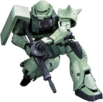 Amazon.com: Bandai Hobby Bandai #04 MS-06F Zaku II 1/144 Real