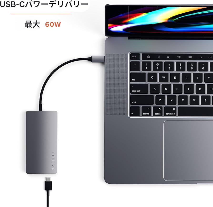 Amazon.co.jp: SATECHI 8 in 1 USB-C ハブ V2 マルチアダプター– HDMI