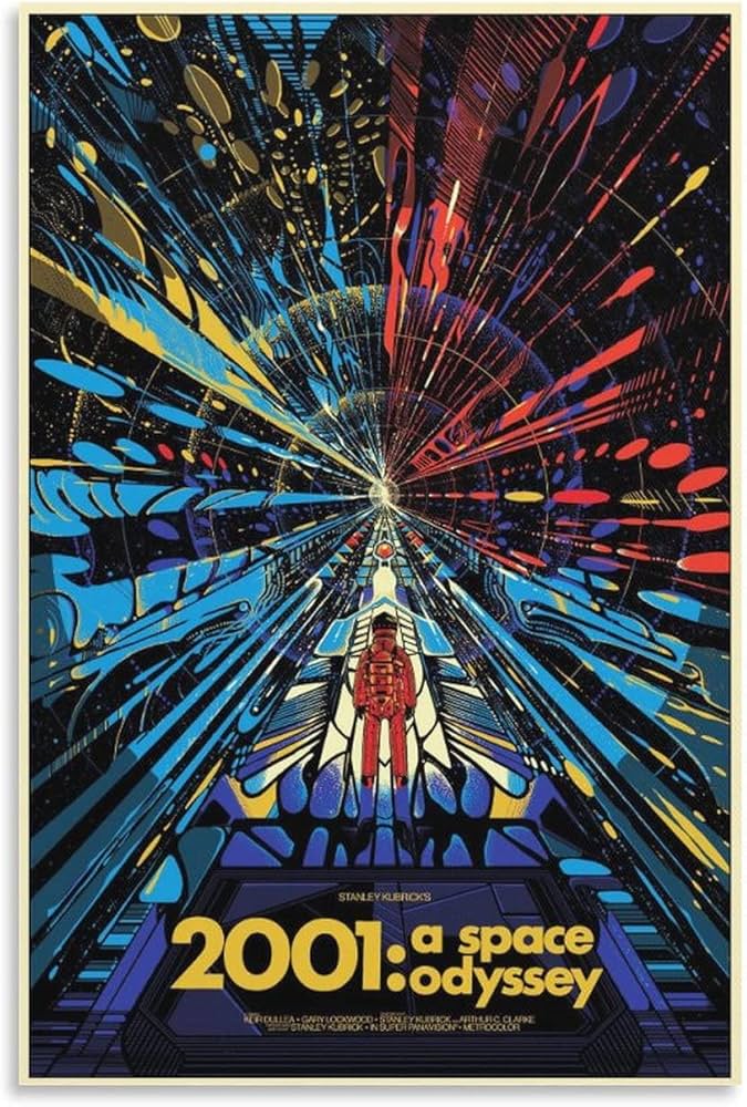 Amazon.co.jp: 2001年：宇宙の旅のSF映画美術の名ポスター オフィス