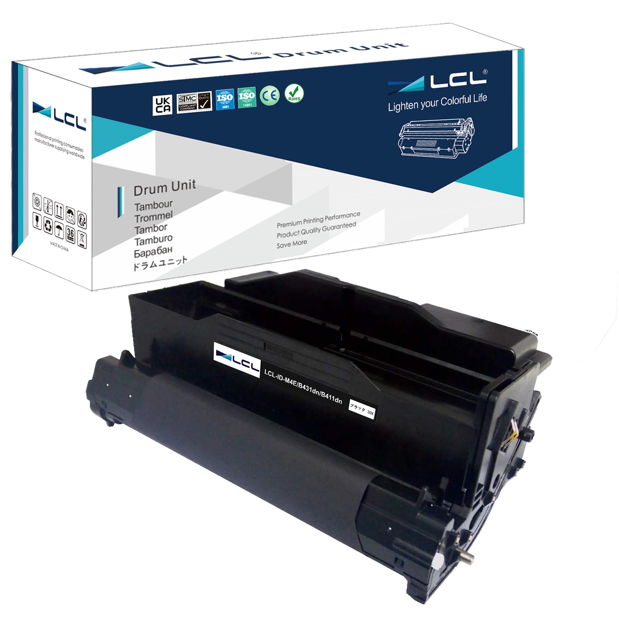 Amazon | LCL OKI用 ID-M4E B431dn B411dn B432dnw 互換イメージドラム