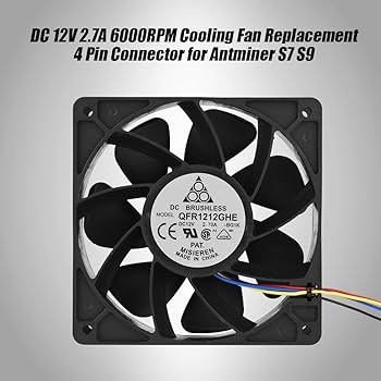 Amazon | Richer-R DC 12V 2.7A 6000RPM冷却ファン 6000RPMの回転速度