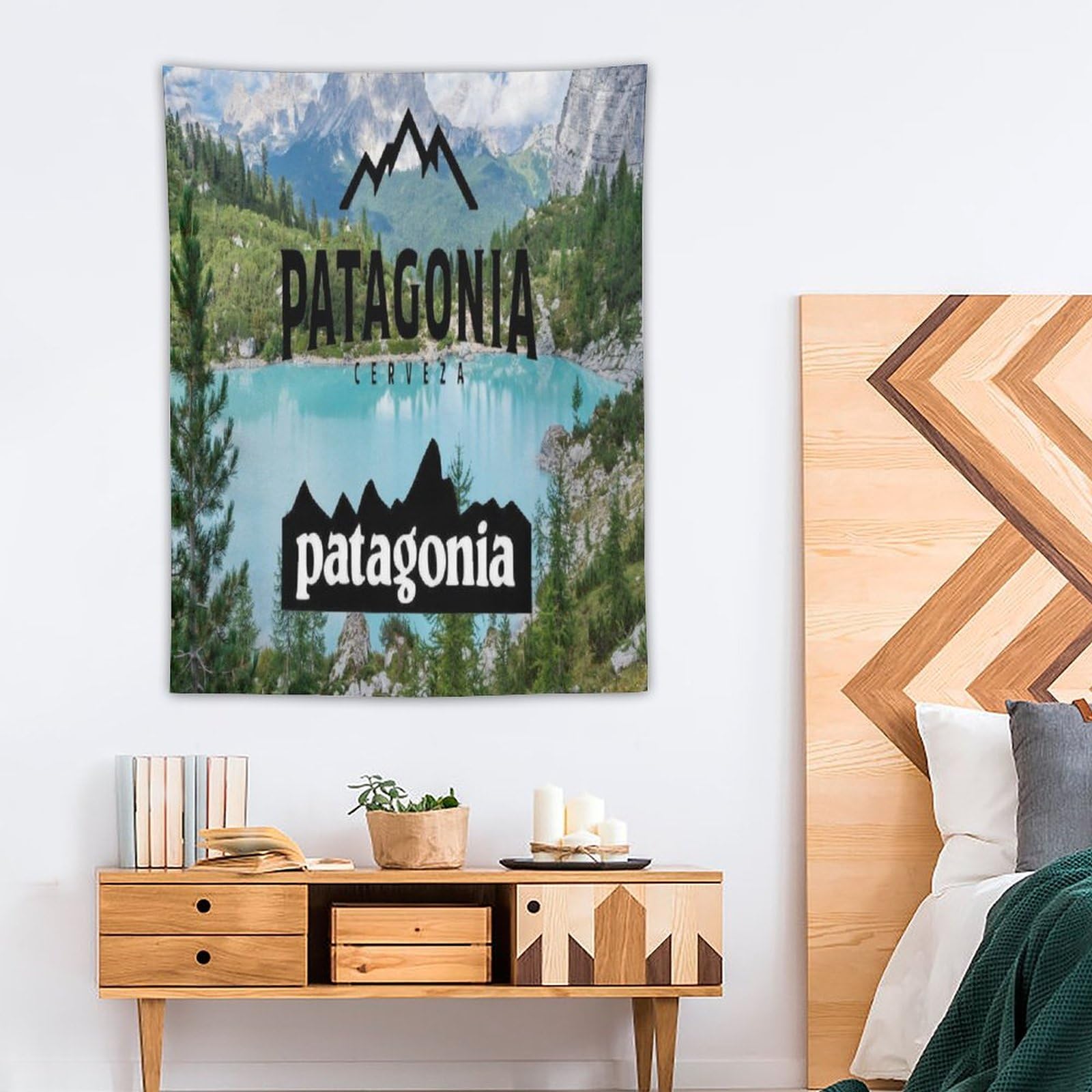 Amazon.co.jp: パタゴニアタペストリー 壁掛けタペストリー 布ポスター