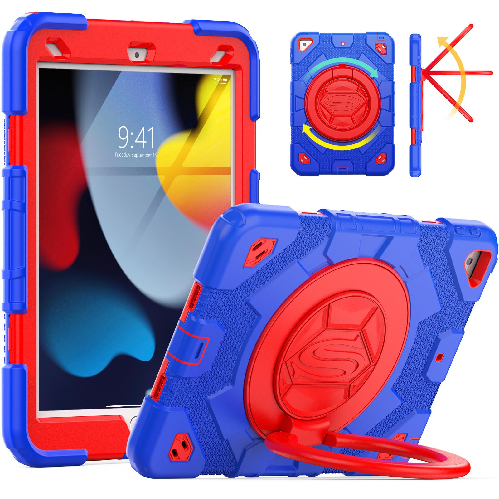 Amazon.co.jp: SEYMAC stock iPad 第9/8/7世代ケース 10.2インチ