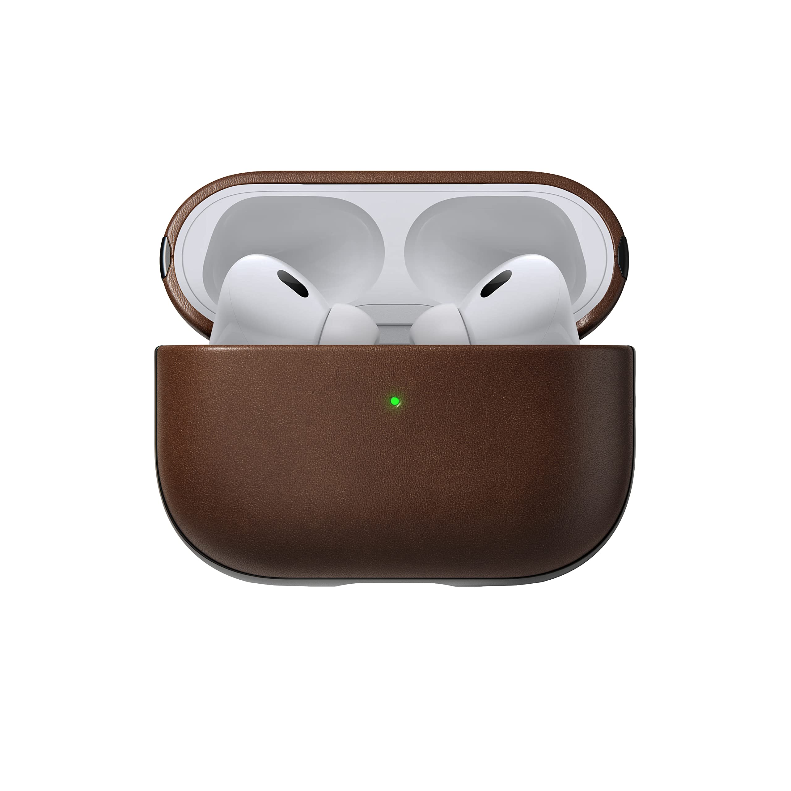 Amazon | Nomad モダンレザーケース Airpods Pro 2用、ブラウン