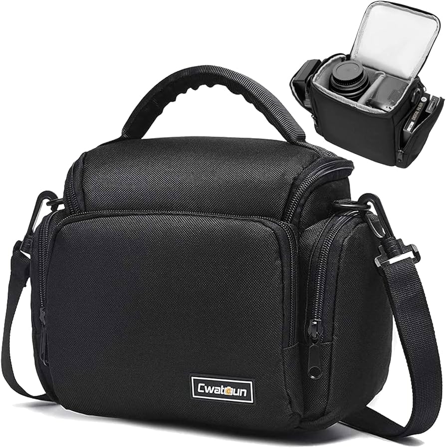 Amazon.com : Cwatcun Single Shoulder Crossbody Compact Camera Bag