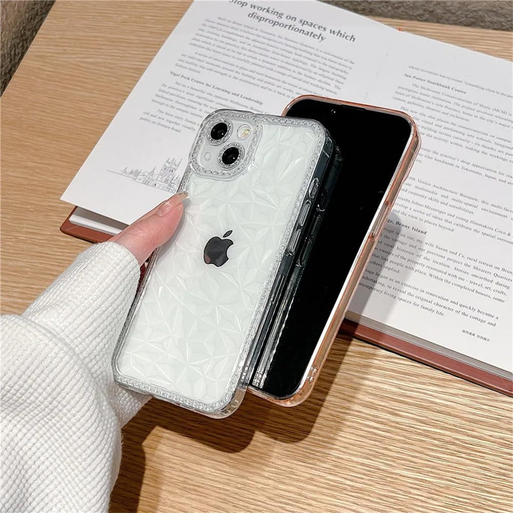 Amazon.co.jp: クリスタルグリッターダイヤモンドパターン電話ケース