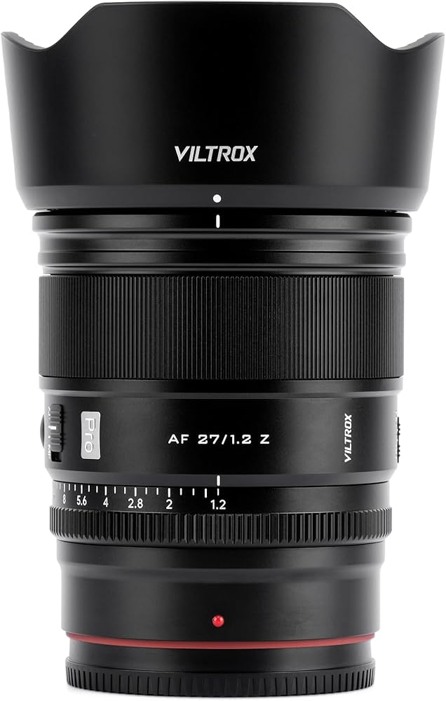 Amazon.com : VILTROX 27mm f/1.2 Z Lens, 27mm F1.2 Z Mount Lens for
