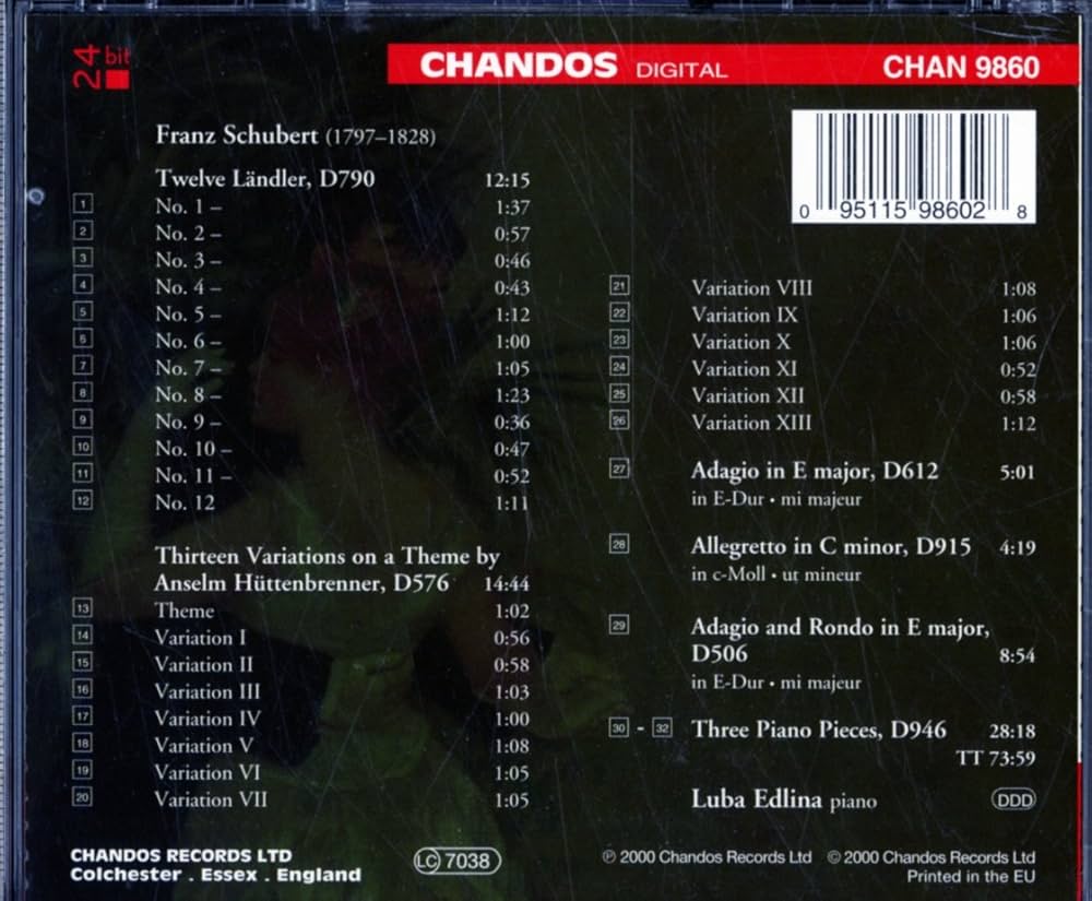 Amazon.co.jp: Schubert;Piano Works: ミュージック