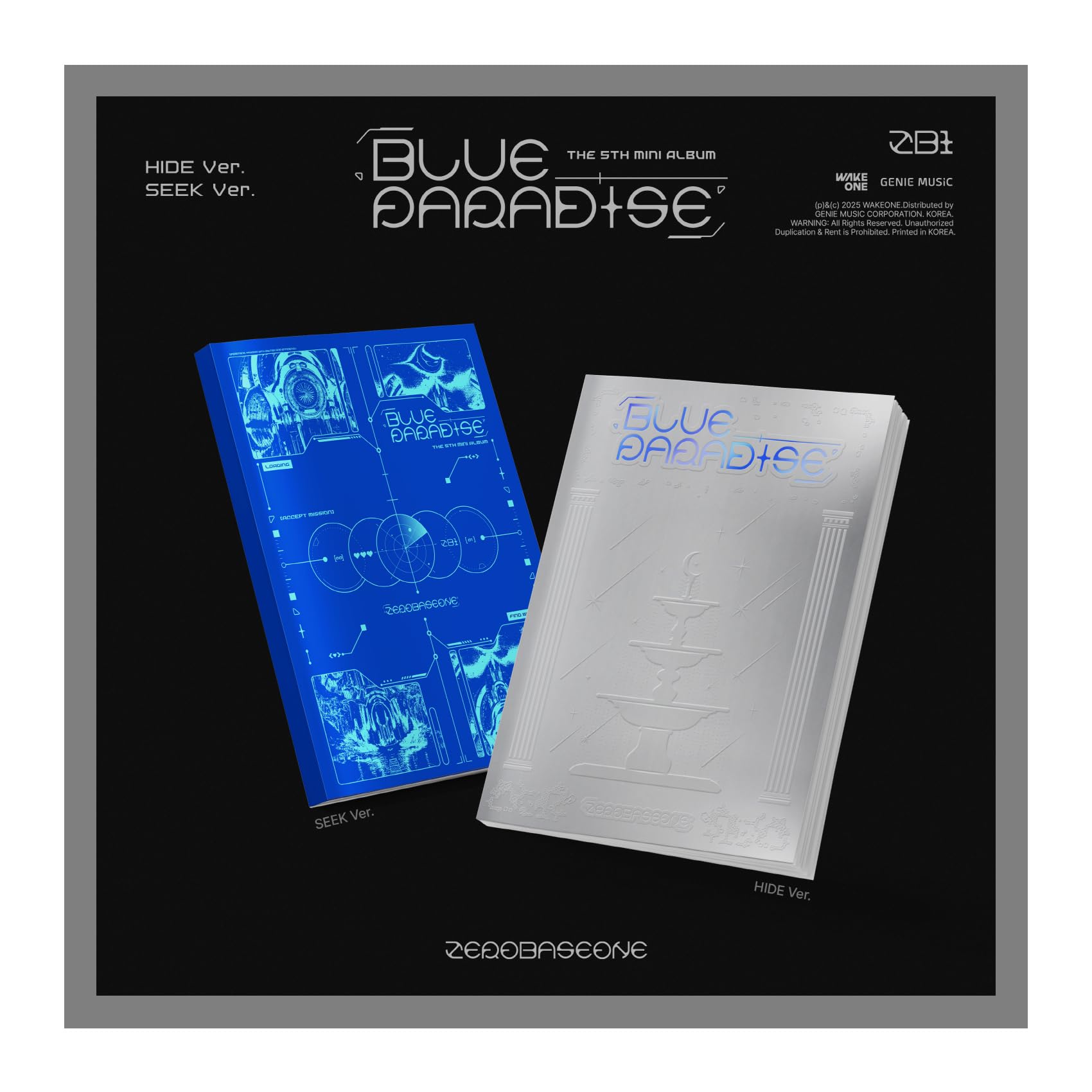 Amazon.com: ZEROBASEONE BLUE PARADISE 5th Mini Album with Tracking