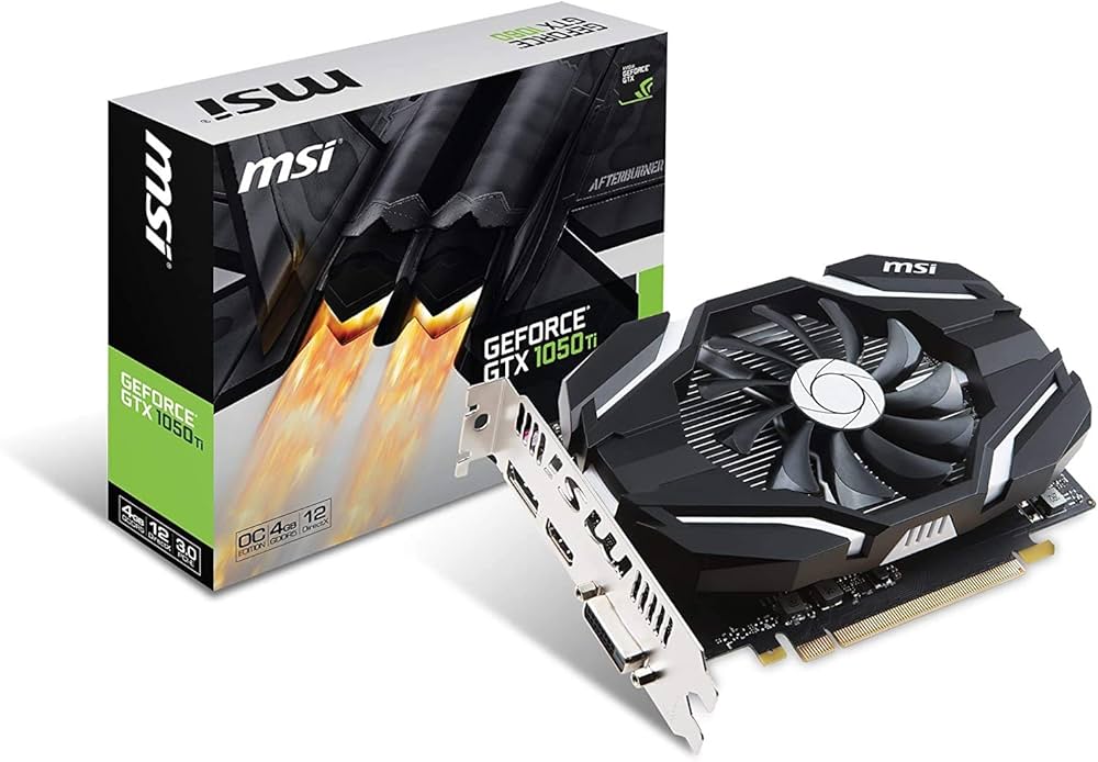 Amazon | MSI GeForce GTX 1050 Ti 4G OCV1 グラフィックスボード