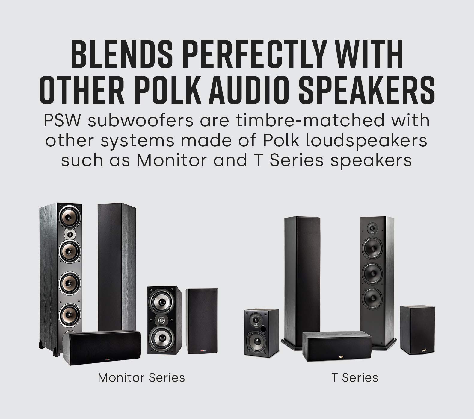 Amazon.co.jp: Polk Audio PSW10 10インチモニターシリーズ パワード