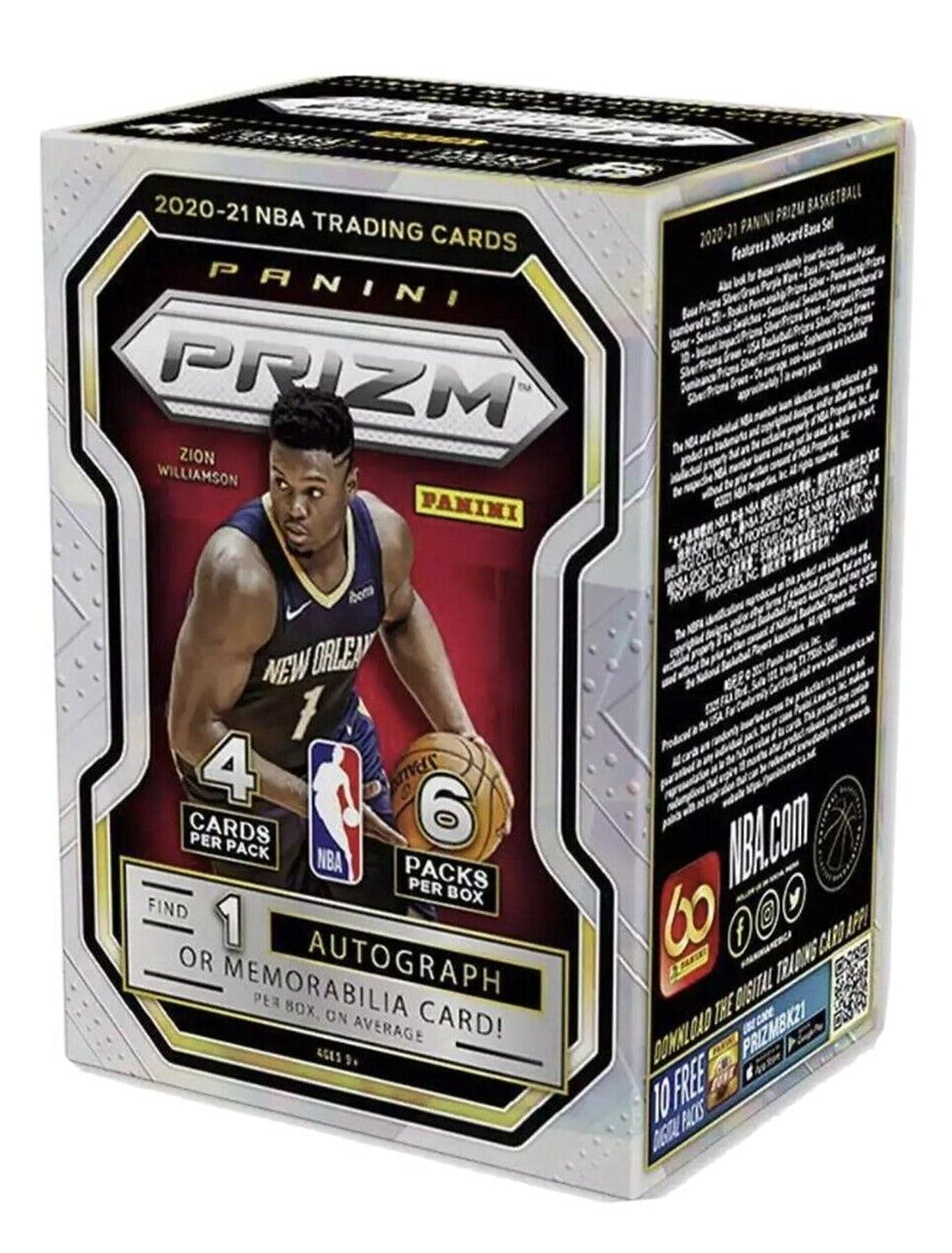 Amazon.com: 2020/21 Panini Prizm NBA Basketball Blaster Box 6