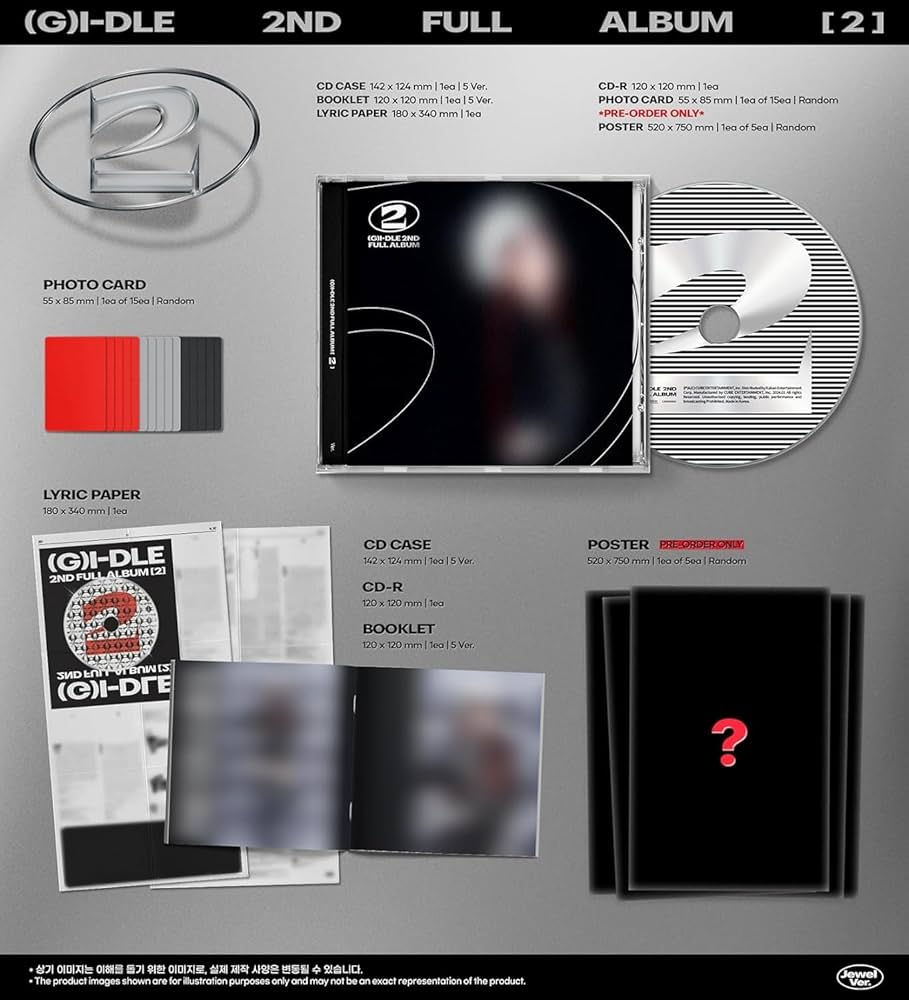 Amazon.co.jp: (G)I-DLE 2 TWO 2nd Album Contents+Photocard+Tracking