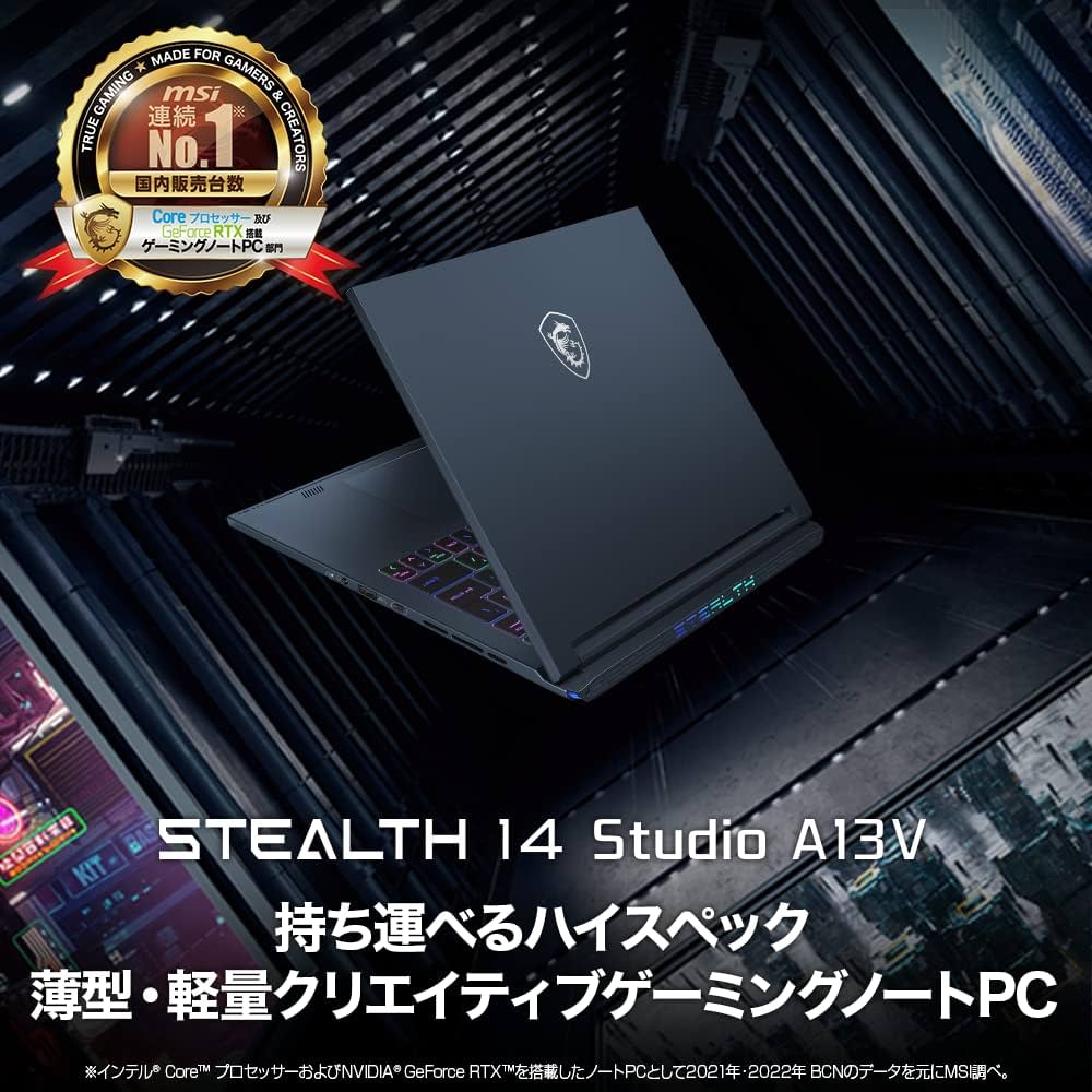 Amazon.co.jp: 【最新第13世代 Core i7 & RTX 4060搭載・薄型軽量】MSI