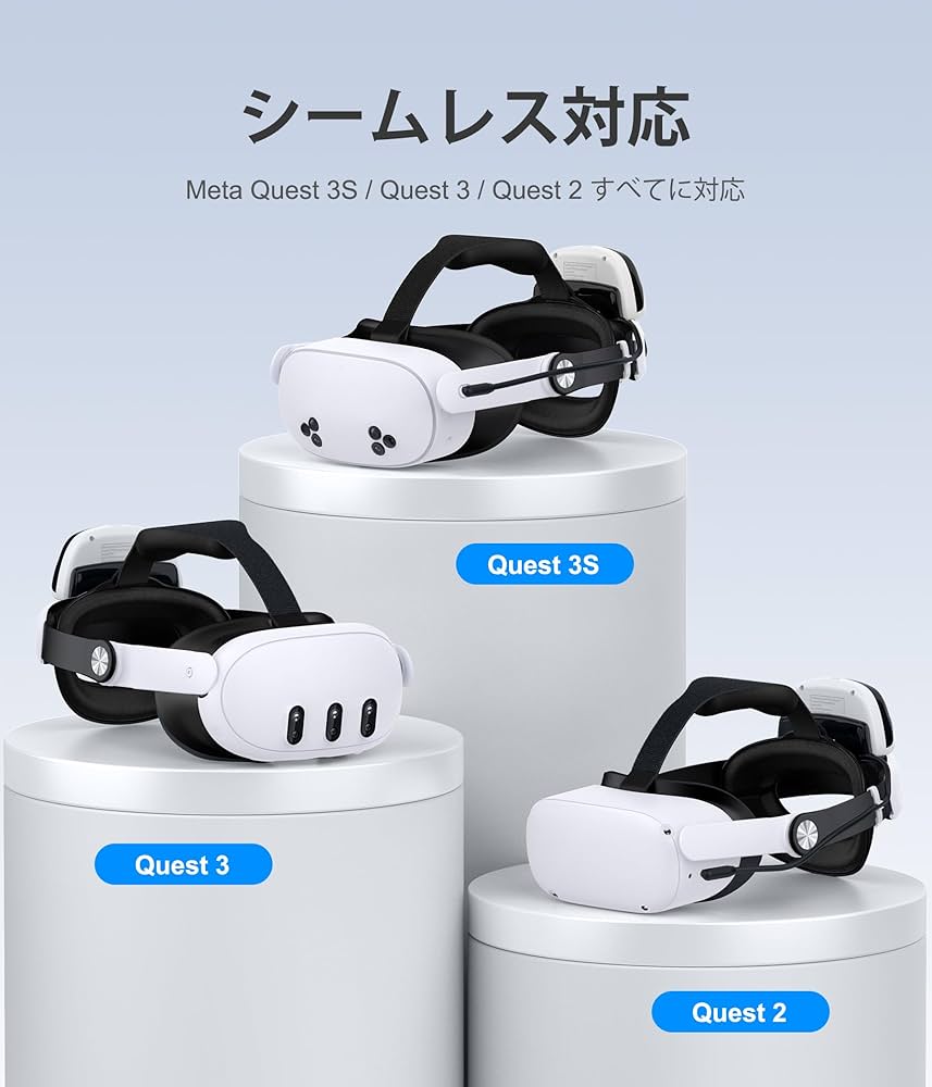 Amazon.co.jp: Elekasumi Meta Quest 3/Quest 3S/Quest 2用バッテリー